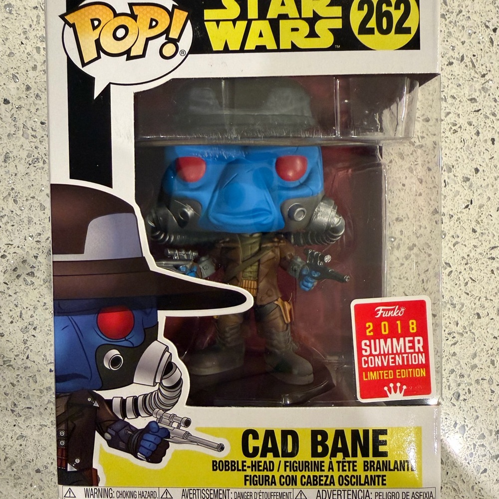 Funko Pop Cad Bane 262 2018 Summer Convention Star Wars